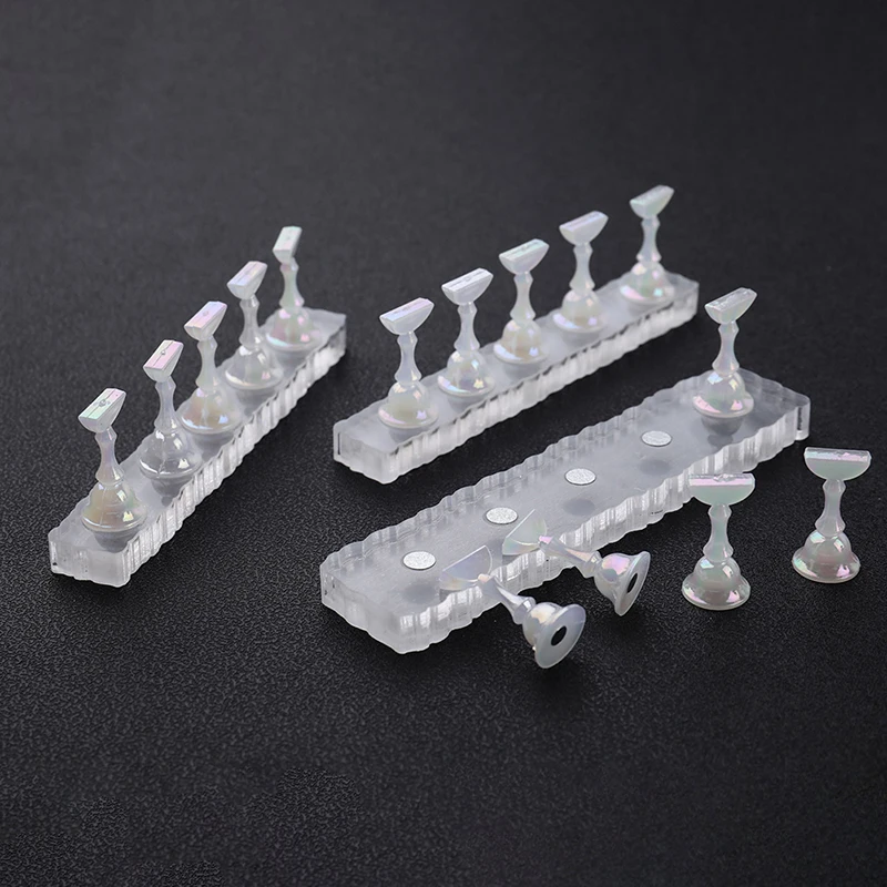 Акриловая подставка для демонстрации ногтей 1 набор Магнитная практики