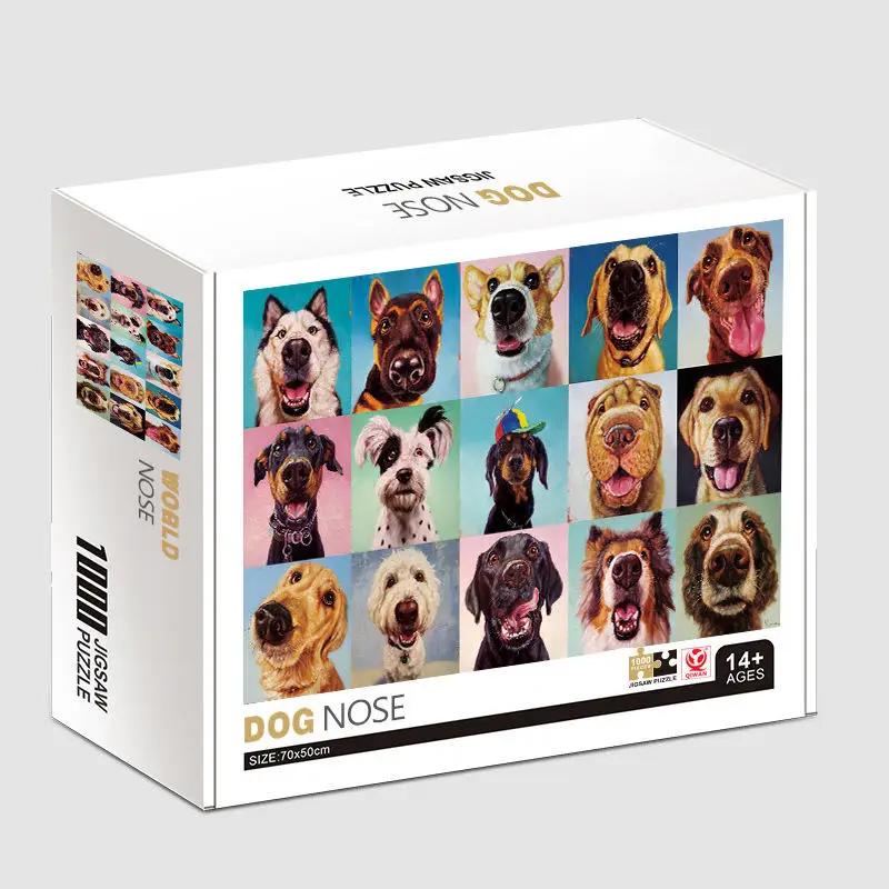 

1000pcs Paper Board Games Pet 3D Puzzle DIY Crafts Animal Christmas Gift Jigsaw Puzzle Educational Toys for Children Adult Toy