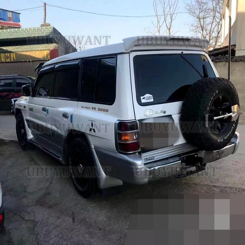 

Спойлер задний для Mitsubishi PAJERO V33, спойлер из АБС-пластика 2001-2005, украшение в виде хвостового крыла для автомобиля pajero v33