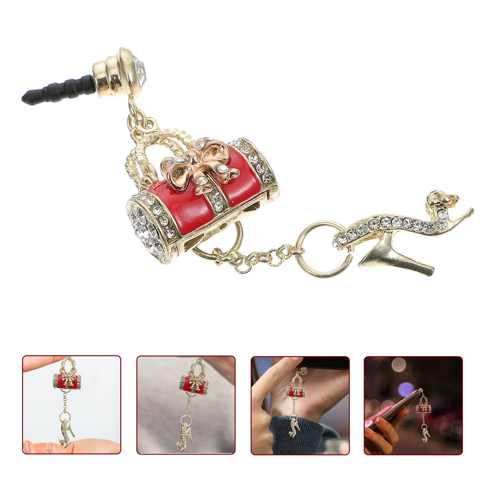 

Mobile Dust Plugs Earphone Jack Accessories Headphone Dustproof Pendant Decoration