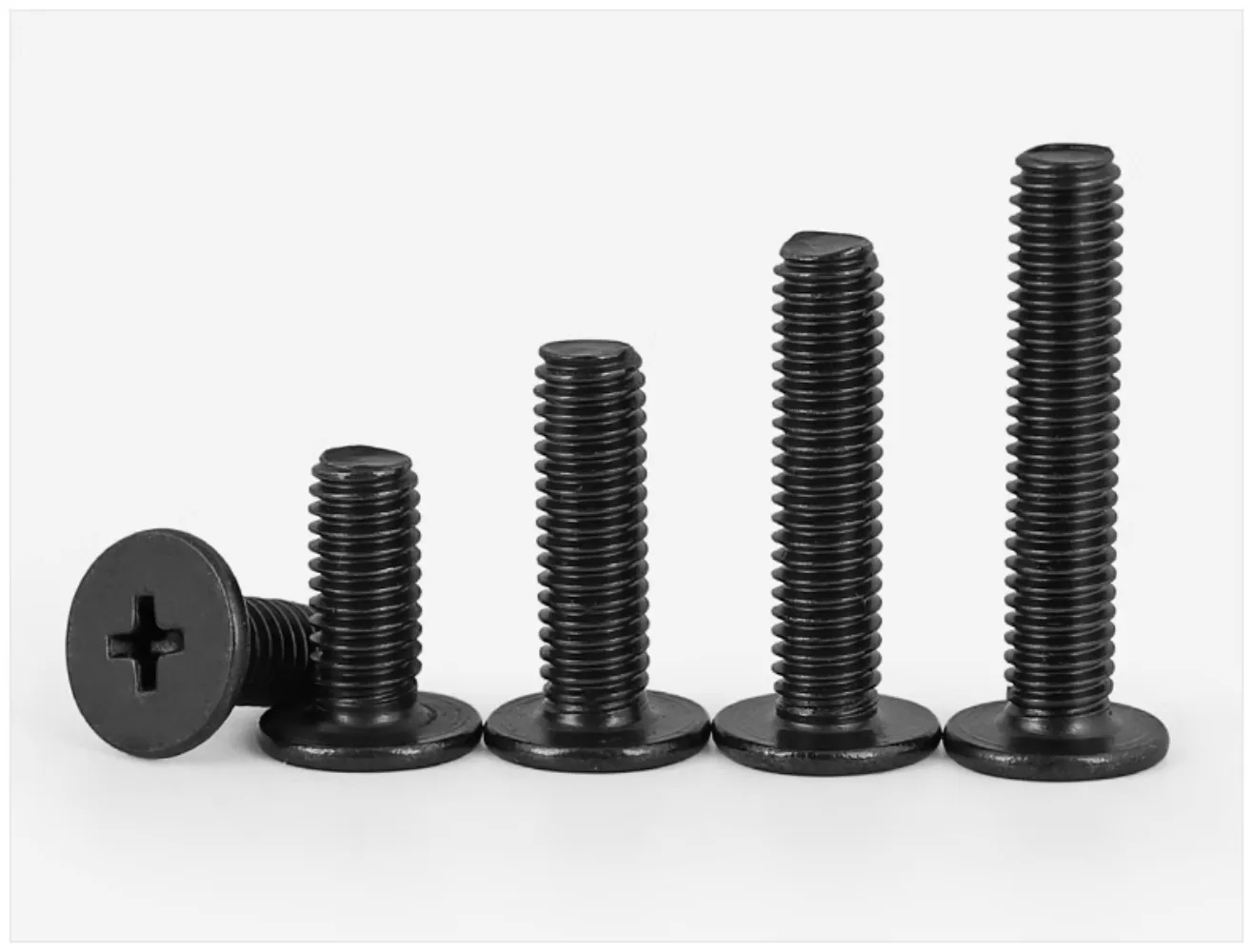 

Партия черных сверхтонких винтов M2 из нержавеющей стали с Низкой Головкой И Крестообразной крышкой