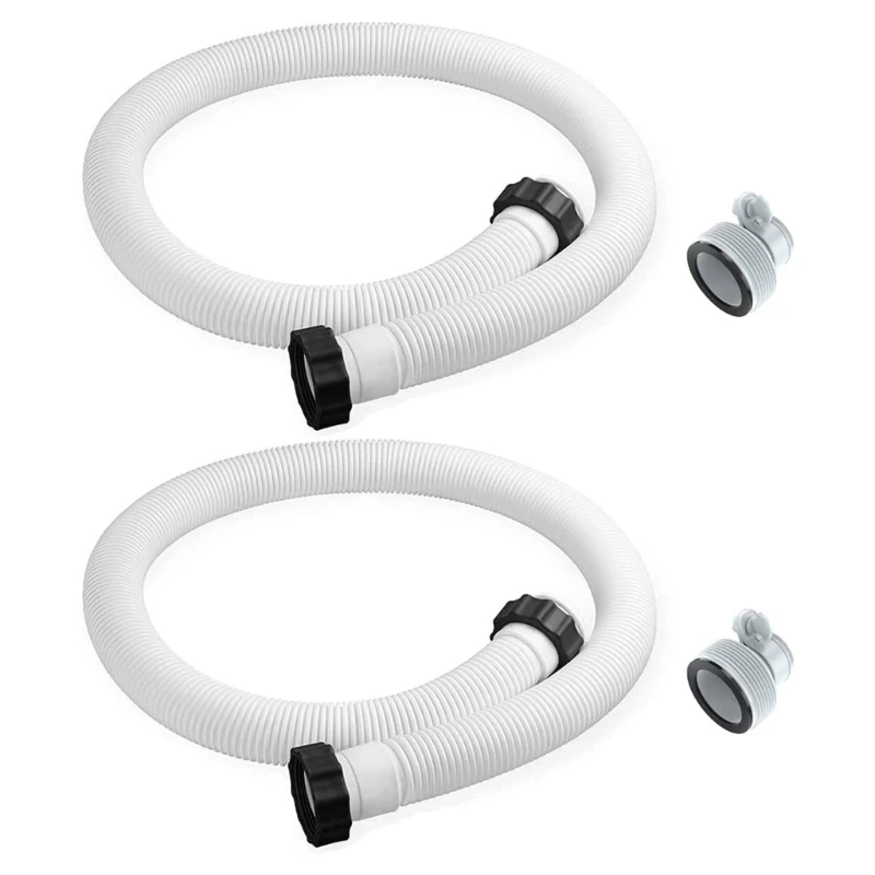 

Replacement Hose for Above Ground Pools Pool Pump Saltwater Systems Accessory 59 Inch Long with 2 Type B Hose New Dropship