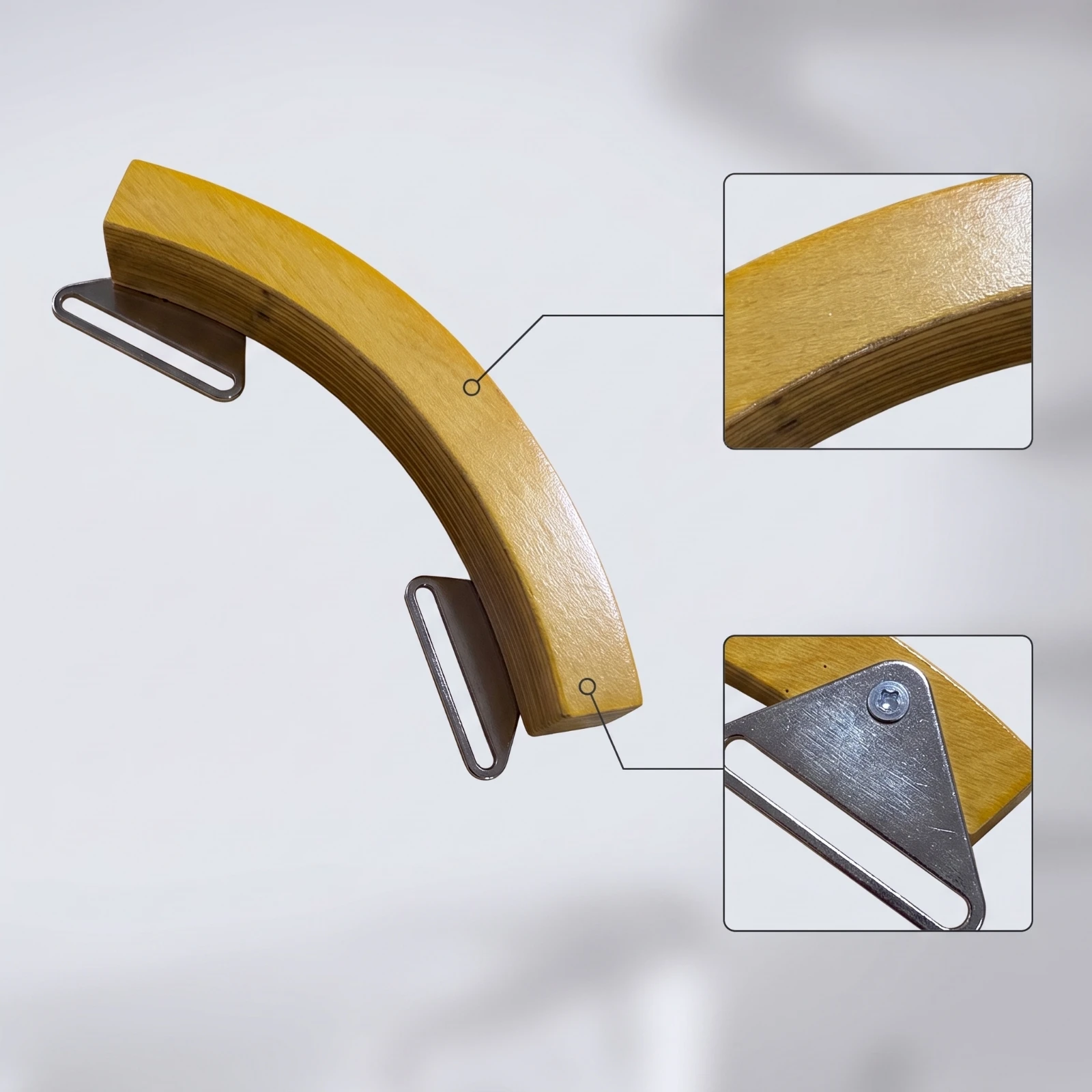 Фото Блок для крепления обода барабана Rim Click Block Arched Snare Drum Rims Riser Block, натуральный сатин, легко устанавливается, для барабанщиков, студий звукозаписи №5