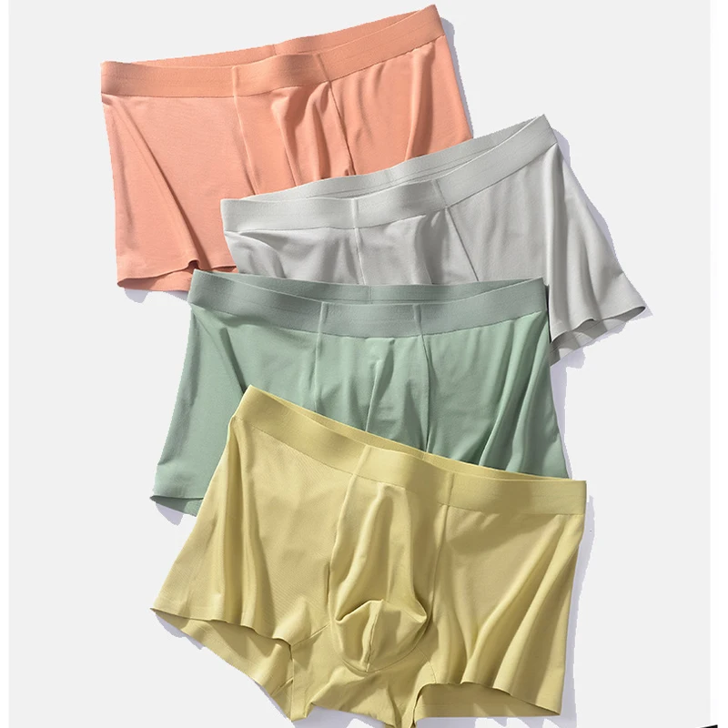 3Pcs Modal Men Underwear Boxer Shorts Antibacterial Seamless Underpants Male Panties Gift for Men Boxershorts Boxer Hombre Men