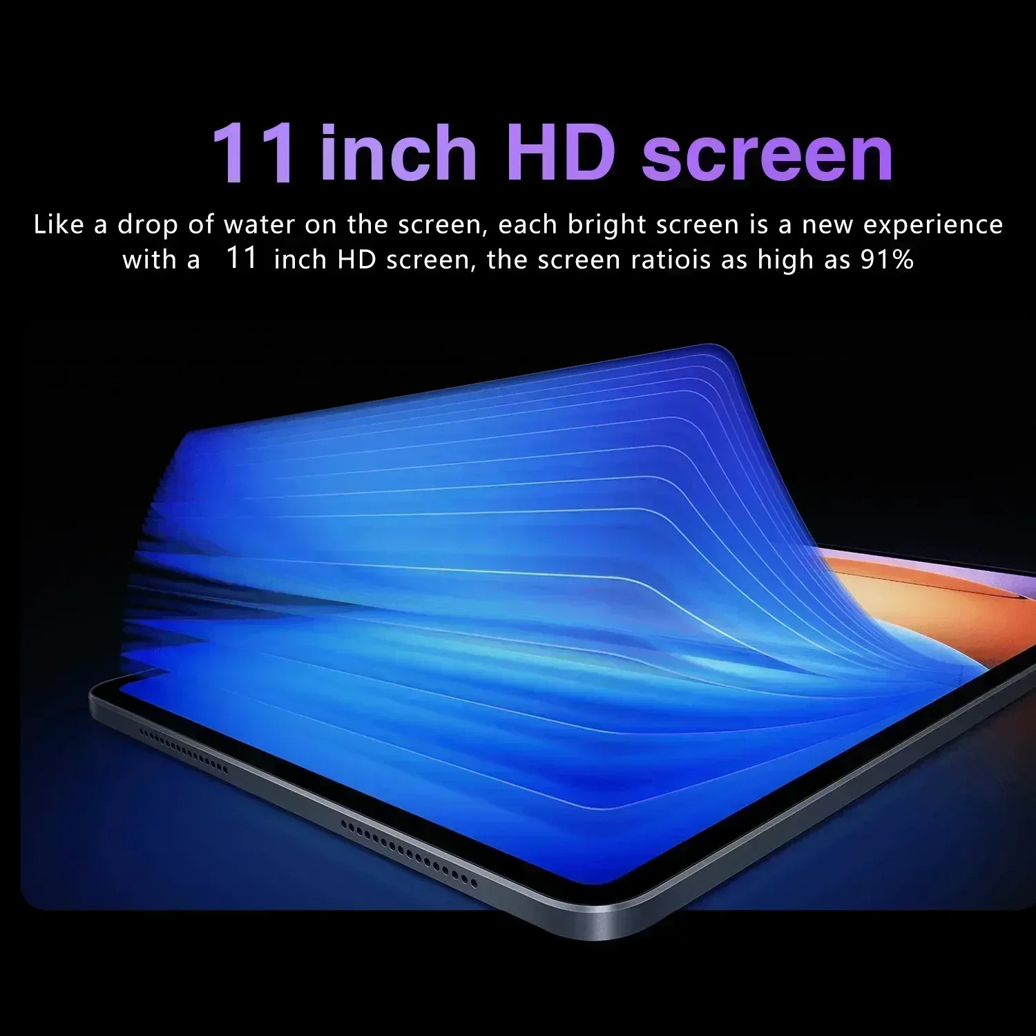 Фото Новинка 2025 года, глобальная версия Pad 7S Pro Tablet, 11 дюймов, Android14, 22 ГБ + 2 ТБ, Snapdragon8Gen2, 20000 мАч, HD 4K, 5G, планшетный ПК с двумя SIM-картами №5