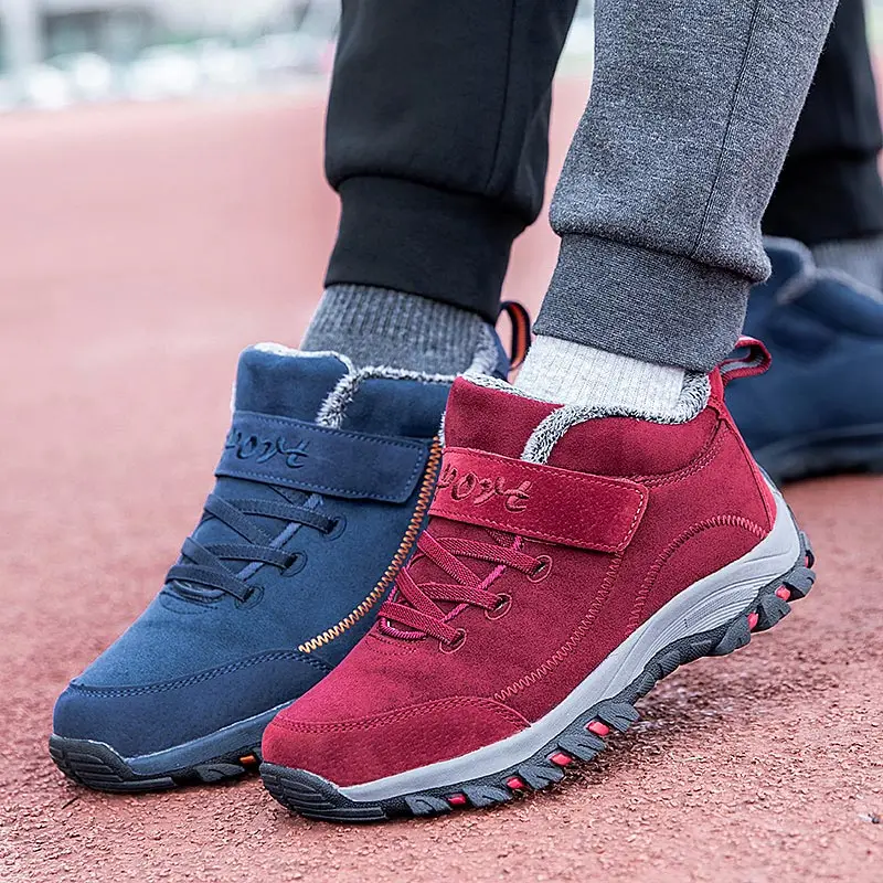 

plush warm sport man basketball classic sneakers sports sneakers husband men's running shoes professional women Mocassin 1229