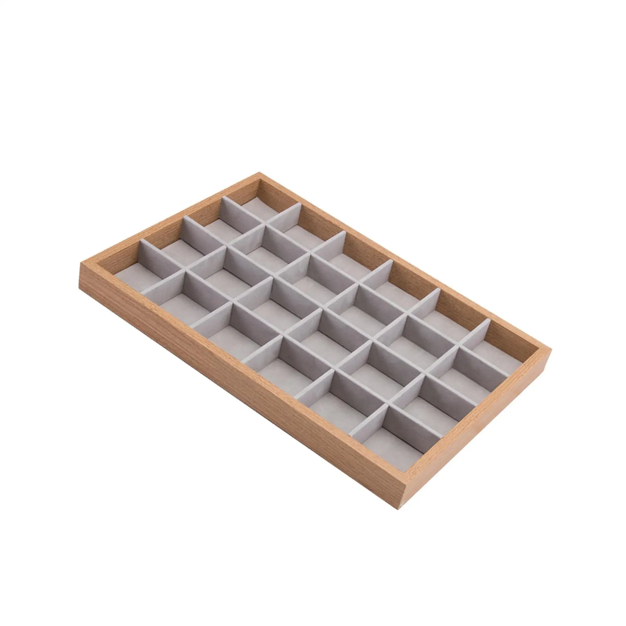 

Women Ring Tray Earrings Show Case Jewelry Display Organizer Storage Lines