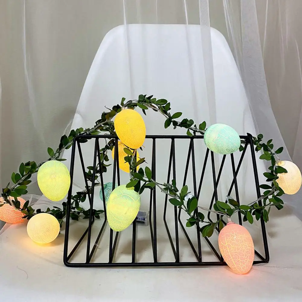 

Beautiful LED Lamp Easy to Hang Easter Egg Lamp Extra-Long Easter Egg LED String Light Fairy Lamp Decoration Create Atmosphere