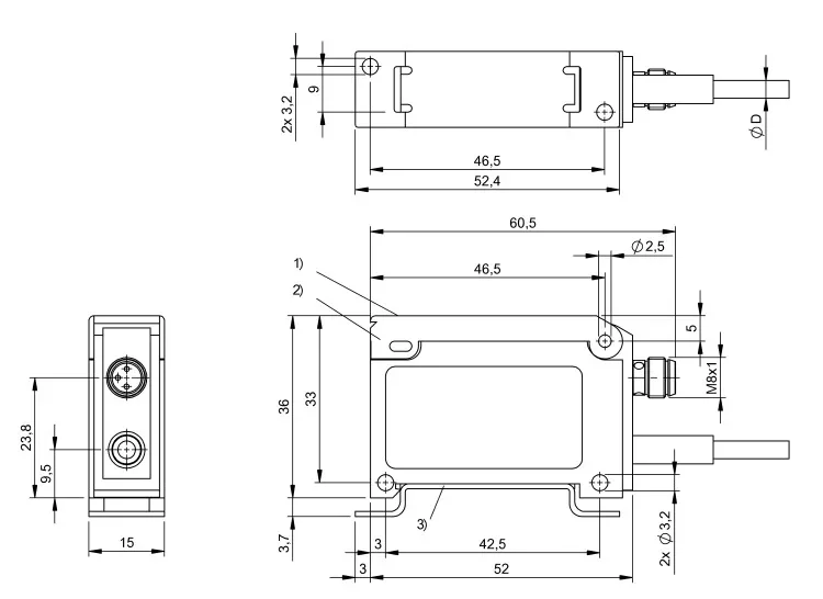 Фотоэлектрический датчик BAESA-OH-035-PP-DV02 BAE00NE новый оригинальный