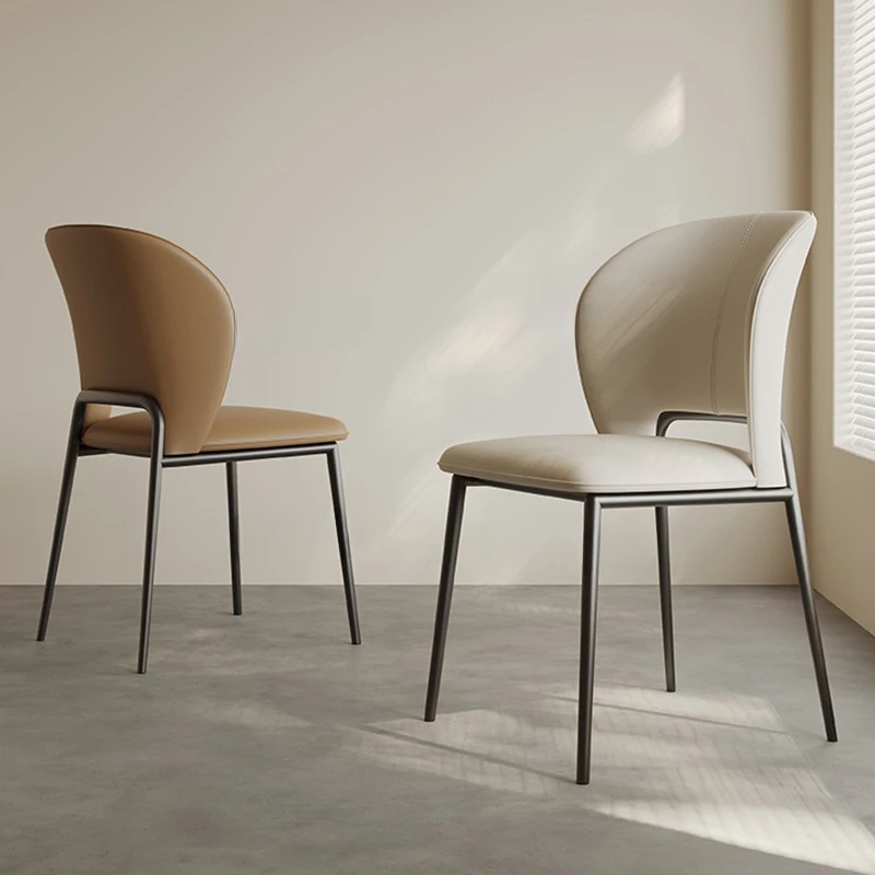 Итальянский минимализм обеденный стул современный простой дизайнерский