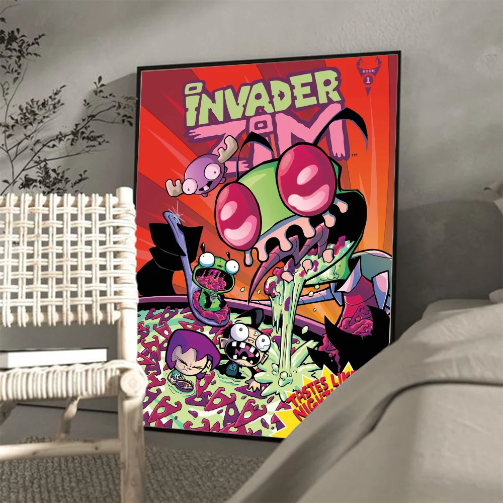 Фигурка из мультфильма I-Invader Z-Zim винтажные classiques художественная роспись высокого