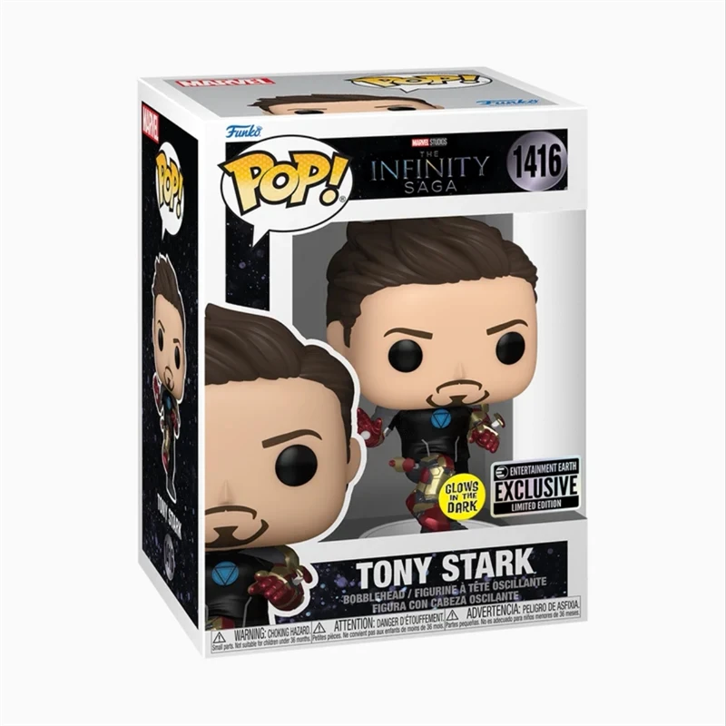 Funko Pop Marvel the Infinity SAGA Фигурка Игрушки Куклы Тони Старк # Виниловая фигурка 1416