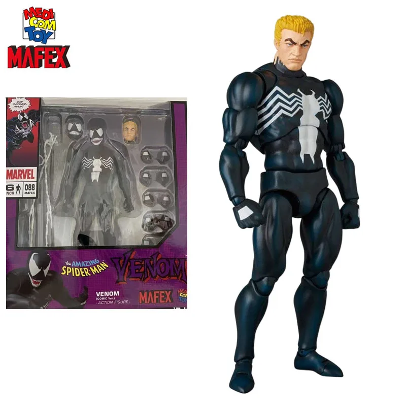 

MEDICOM TOY MAFEX Original Model Kit Marvel Series No.088 Venom 160mm Anime Action Figure Model Toy Gifts for Boys