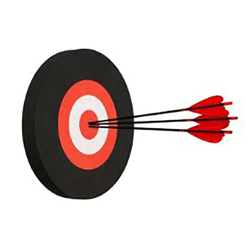 New Archery Target Sports 25*25*3cm Archery Arrow Black/white Eva Foam Foam Target Practice Target Practical Durable