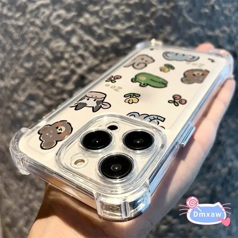 Мягкий чехол с рисунком животных для Vivo Y20i Y20S Y20G Y11S Y12S Y70 Y30 V19 V17 Y9S S1 Y19 Y93 Y91C Y95 V11 Pro