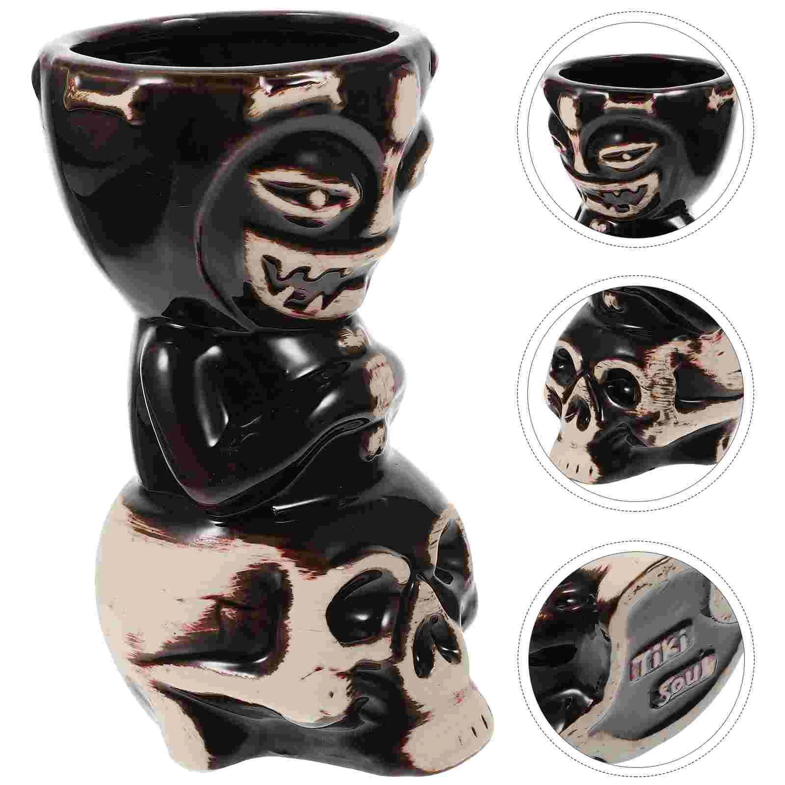 

Tiki Mug for Party Novelty Cocktail Cup Personalized Tiki Mug Ceramic Cocktail Cup