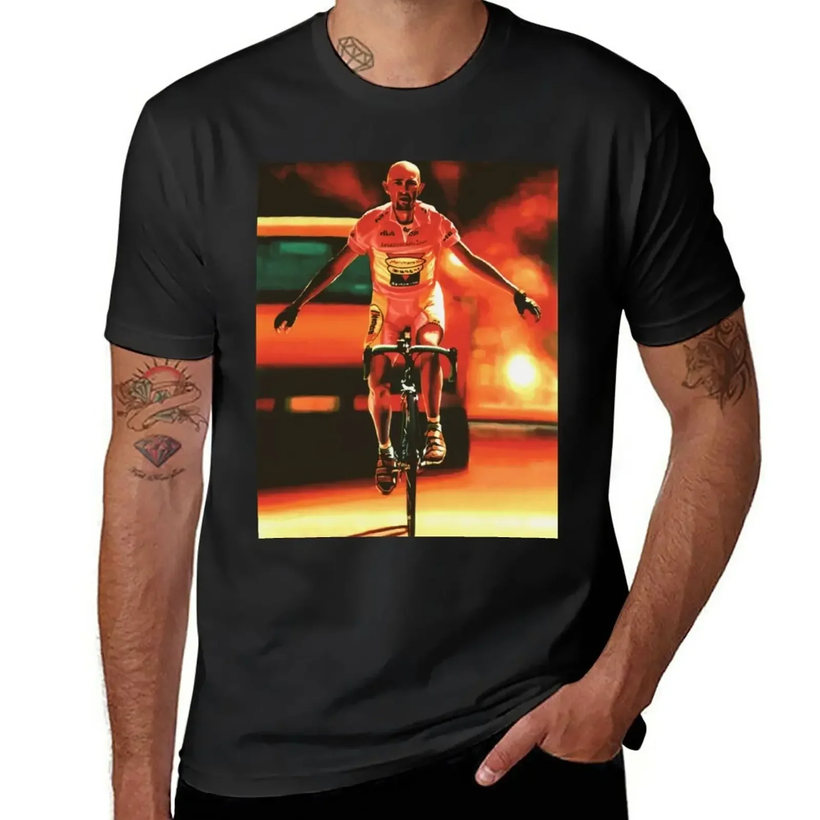 Marco Pantani футболка с картиной kawaii одежда корейская мода тяжелые мужские