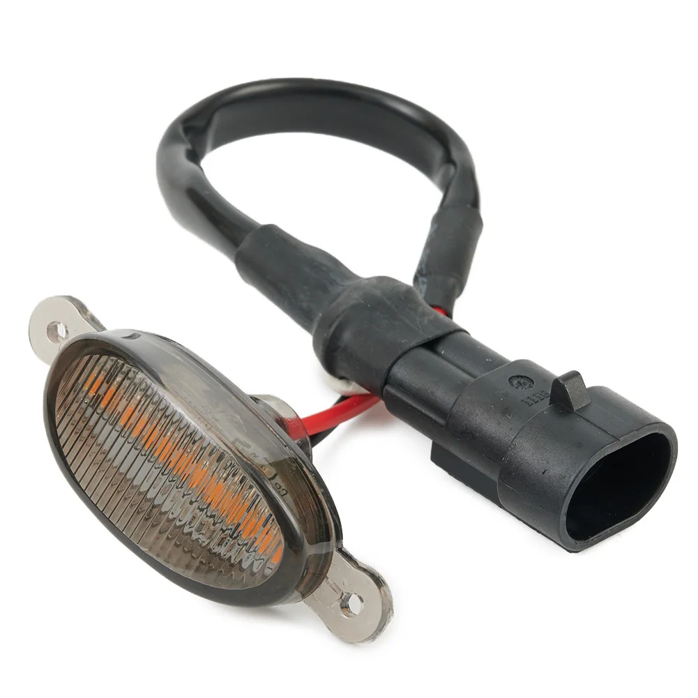 

Car Front Grille LED Amber Light Raptor Style Cover 5pcs Vehicle Light Bulbs Smoke Auto Exterior Lighting & Lamps Accessories
