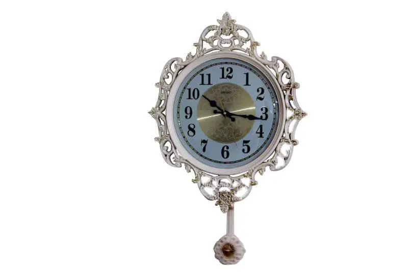 

Настенные часы с подвесным рисунком из кованого железа