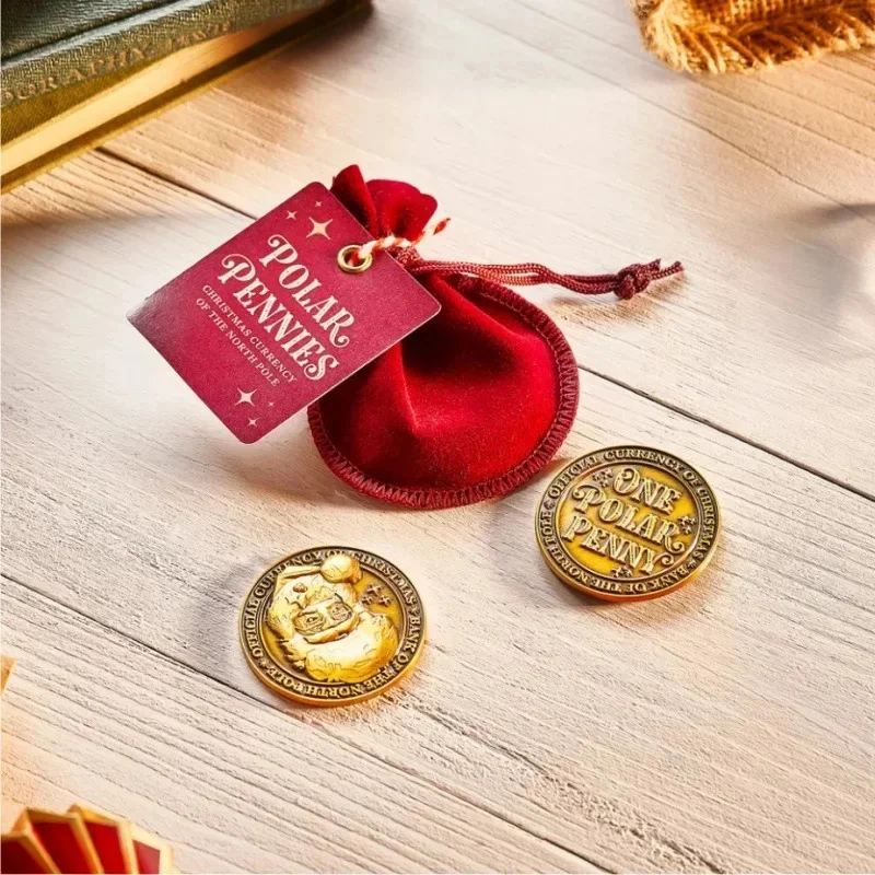 Рождественская арктическая полярная памятная монета 2024 креативная медаль