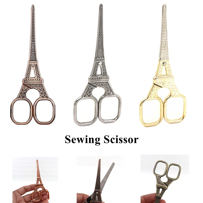 

Retro Innovative Embroidery Scissors Stainless Steel Practical Professional Sewing Scissor Handicraft Textile Thread Tailor Tool