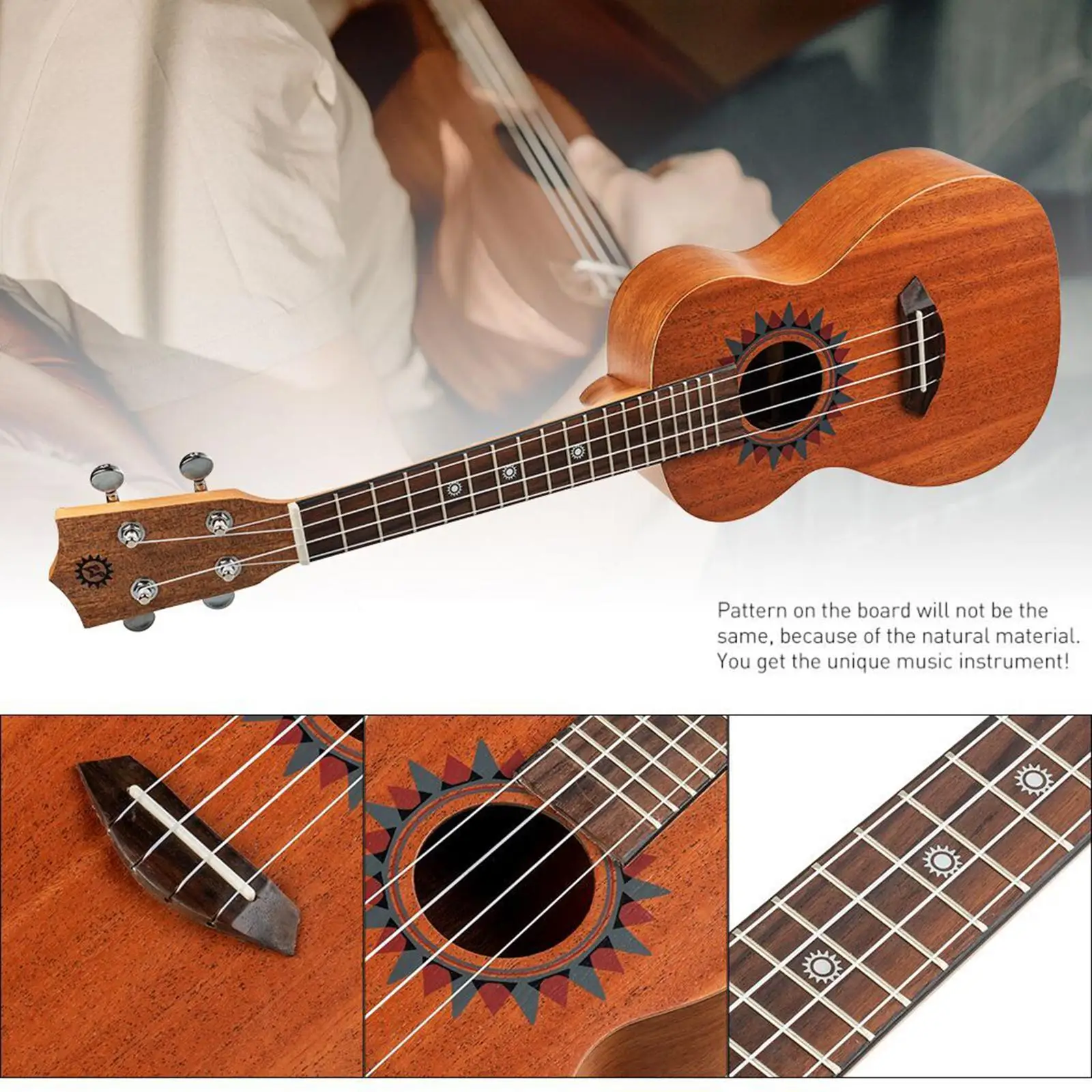 

23 Inch Ukulele String Instruments Small Guitar for Birthday Gifts
