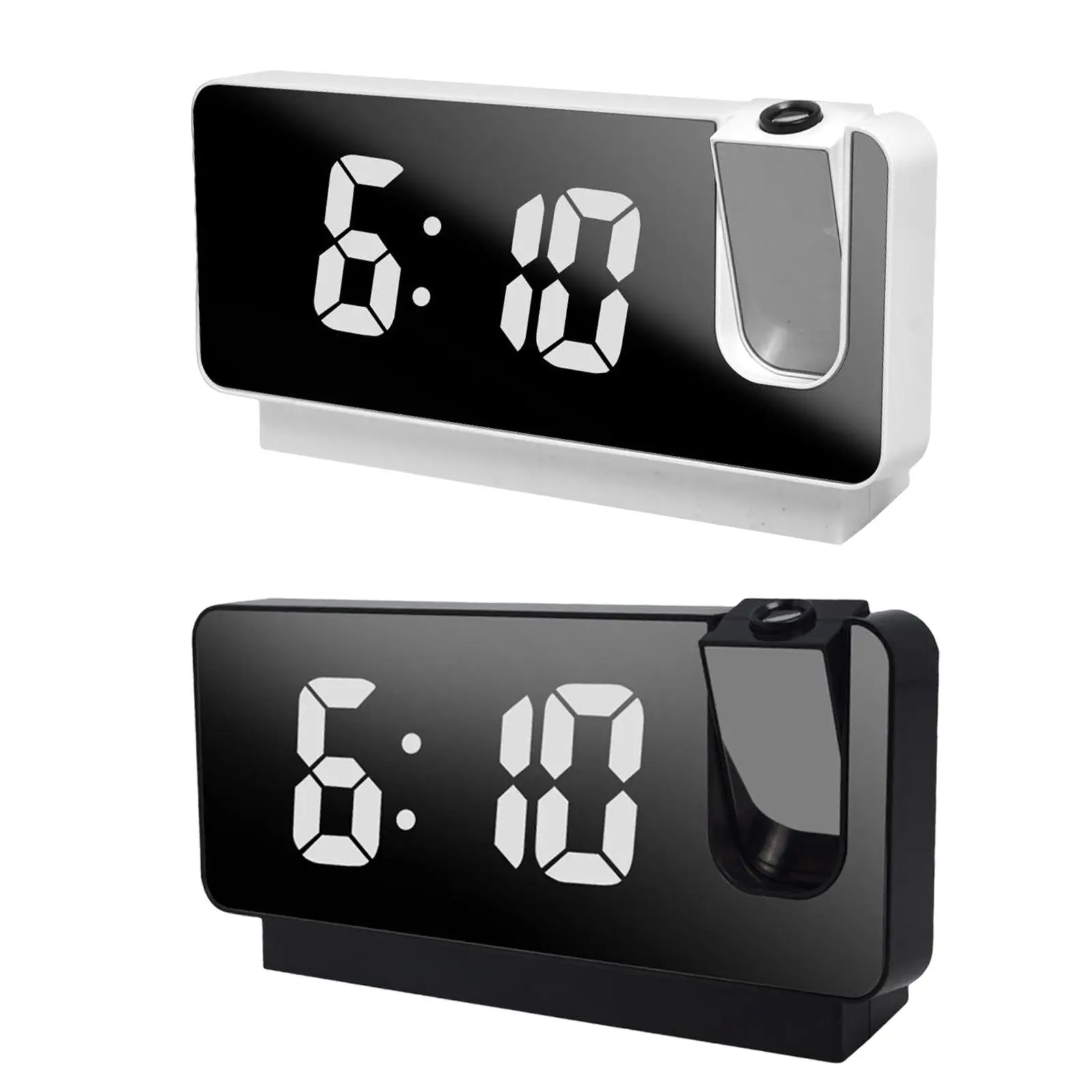 

Projector Alarm Clock Desktop Clock Bedside Clock Adjustable Brightness Electronic Clock Digital Alarm Clock for Children
