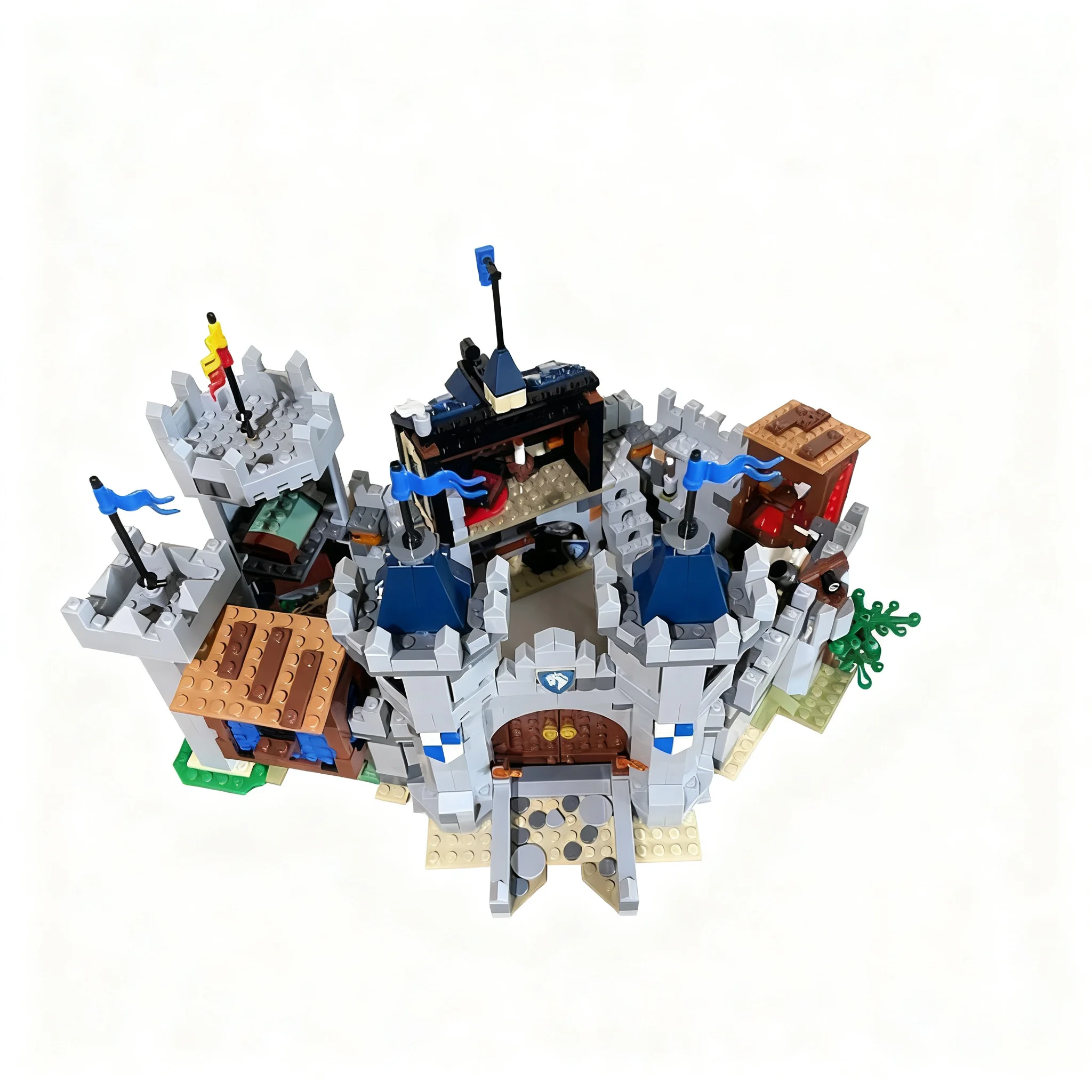 1327 деталей MOC: Конструктор Замок Крествуд с изменяемой конфигурацией, модель замка рыцарей на конях, строительные блоки, рождественские подарки, игрушки (art.: 3920dc68fc5fe) - 3920dc68fc5fe