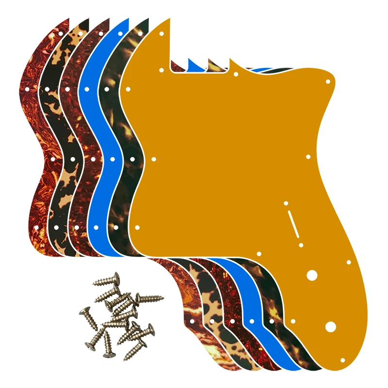 

Xinyue Guitar Parts For 13 Holes ONS FD DIY Klassieke Tele Gitaar Slagplaat Zonder Pickup Guitar Pickguard Scratch Plate