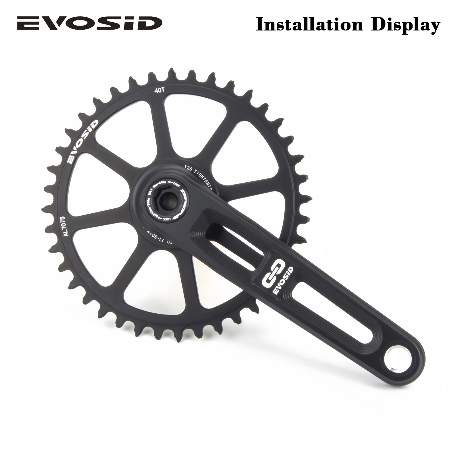 Звездочка EVOSID для велосипеда GXX 40T 42T 44T