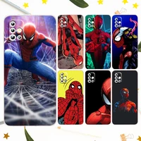 popular marvel spider man for samsung galaxy a50 a30 a73 a71 a53 a52 a51 a33 a32 a22 a03 a03s a02s a31 transparent phone case