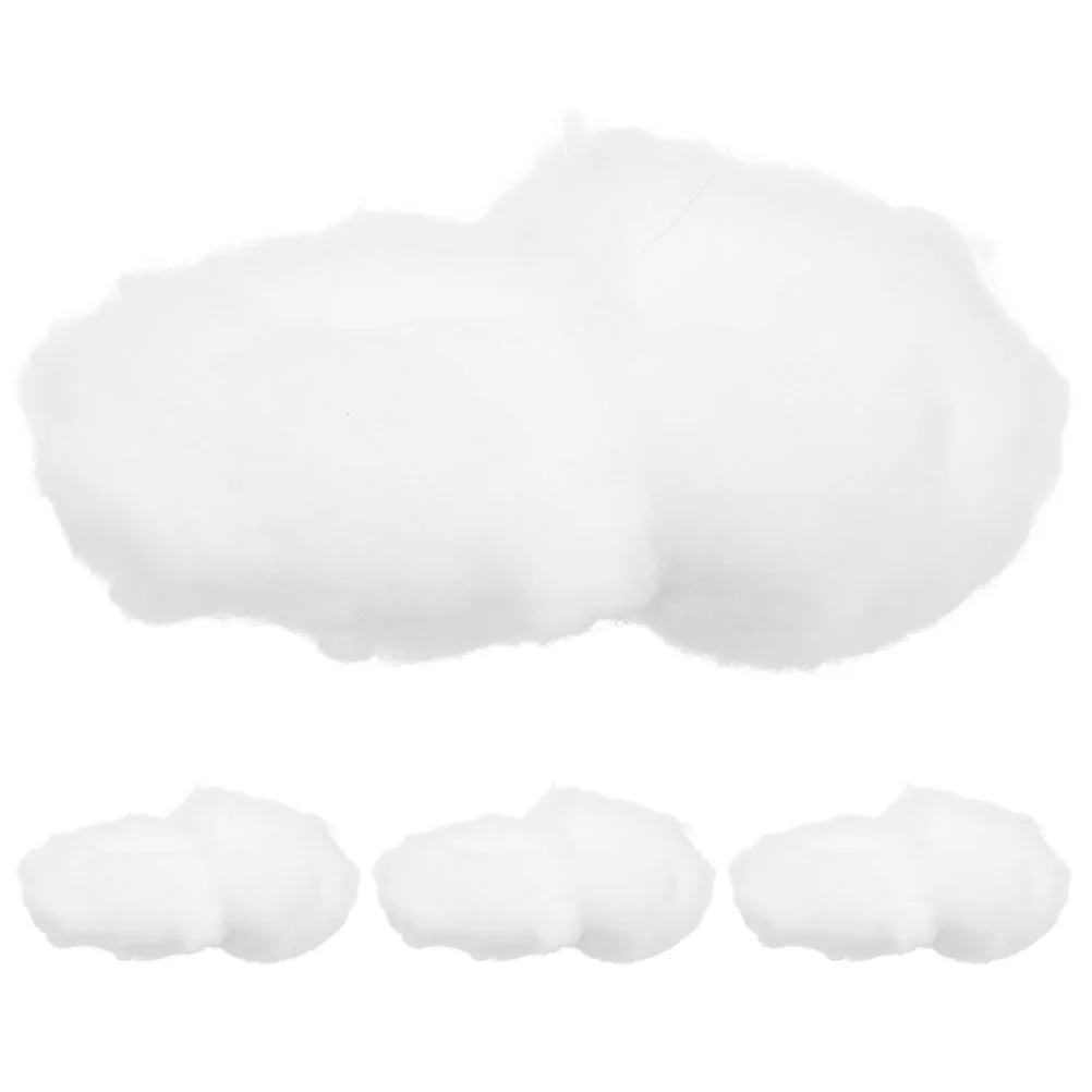 

4 Pcs House Ornaments Cloud Party Decorations 3d Cotton Props Home Décor Decoraciones Para Salas Casa Ceiling Simulated Clouds