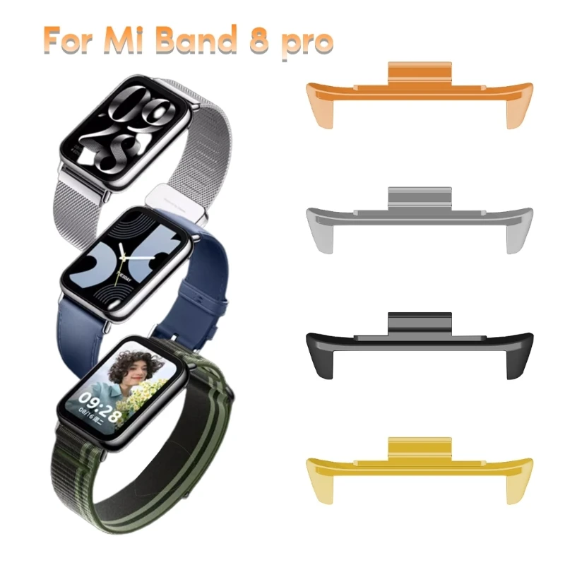

For MiBand 8 Metal Link Attachment Watch Connection Adapter Wristband Strap Drop Shipping