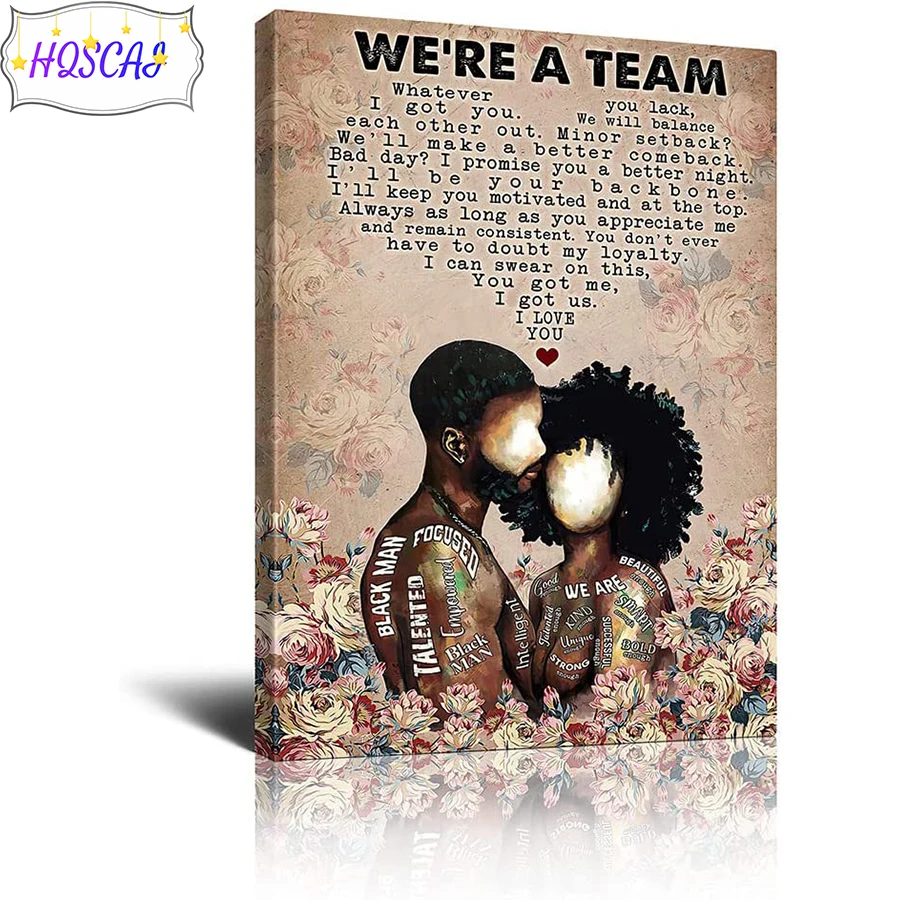 

5D DIY граффити искусство, африканская королевская парная алмазная живопись набор полная дрель квадратная Мозаика Искусство Картина Стразы Д...