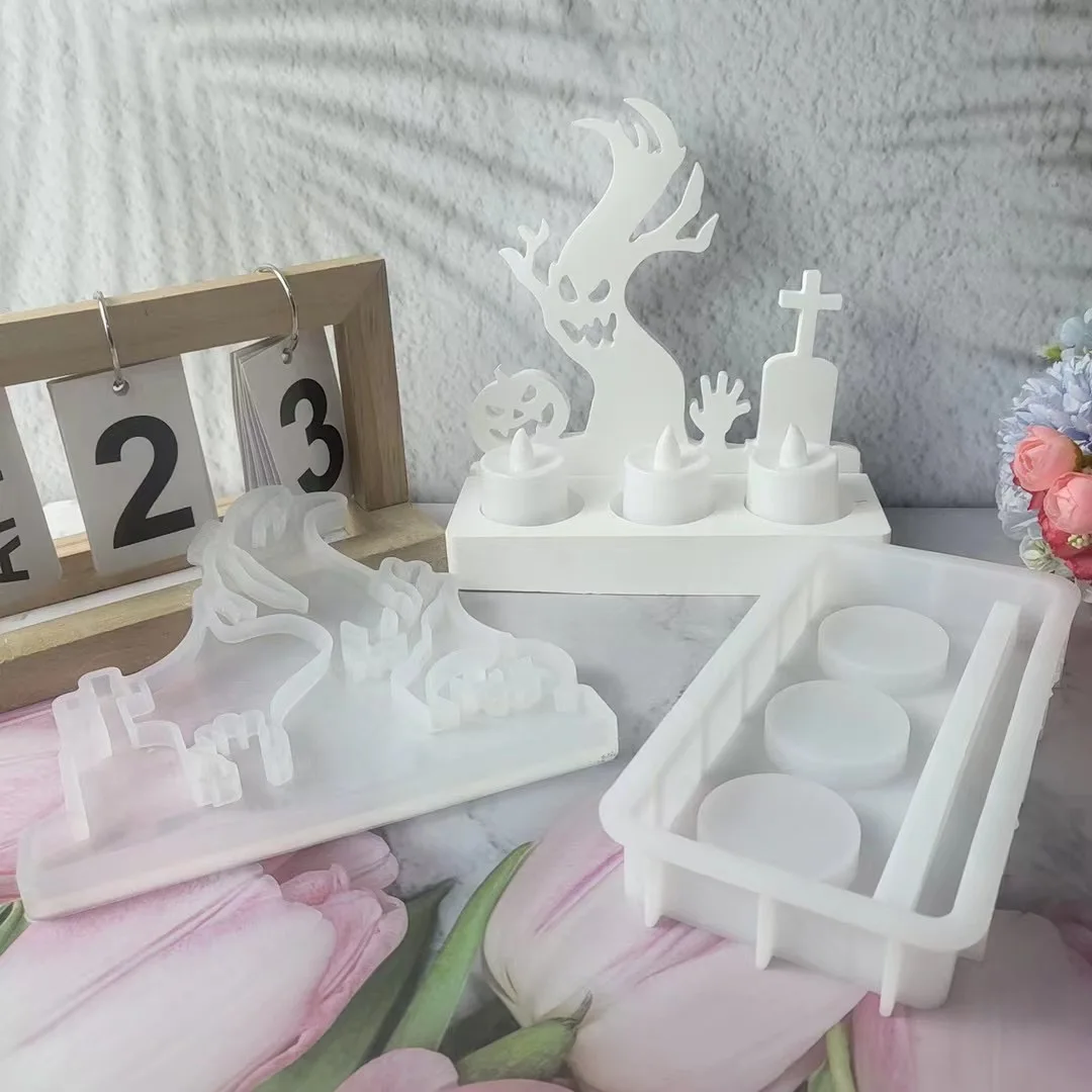 Силиконовая форма в виде головы тыквы на Хэллоуин