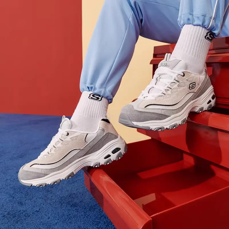 Skechers Женские кроссовки Fashion Повседневная обувь Ретро амортизирующая Panda