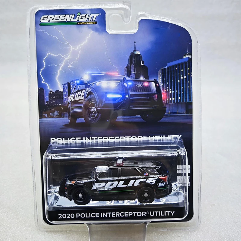 Greenlight 1:64 GMC Durastar прицеп ELVIS Explorer полицейский автомобиль зеленая машина серии
