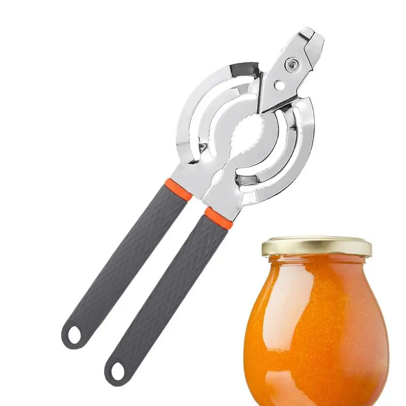 

Ручной консервный нож, открывалка из нержавеющей стали с гладким внешним видом, открывалка для бутылок, кухонные приспособления для слабых рук, для детей и взрослых