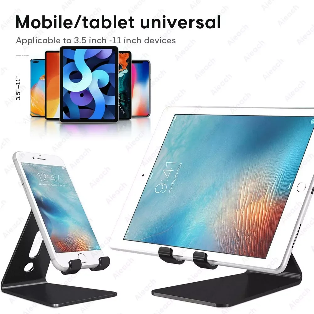 

Factory Direct Selling Desktop Holder Tablet Stand For ipad 9.7 10.2 10.5 11 inch Rotation Aluminium Tablet Stand secure