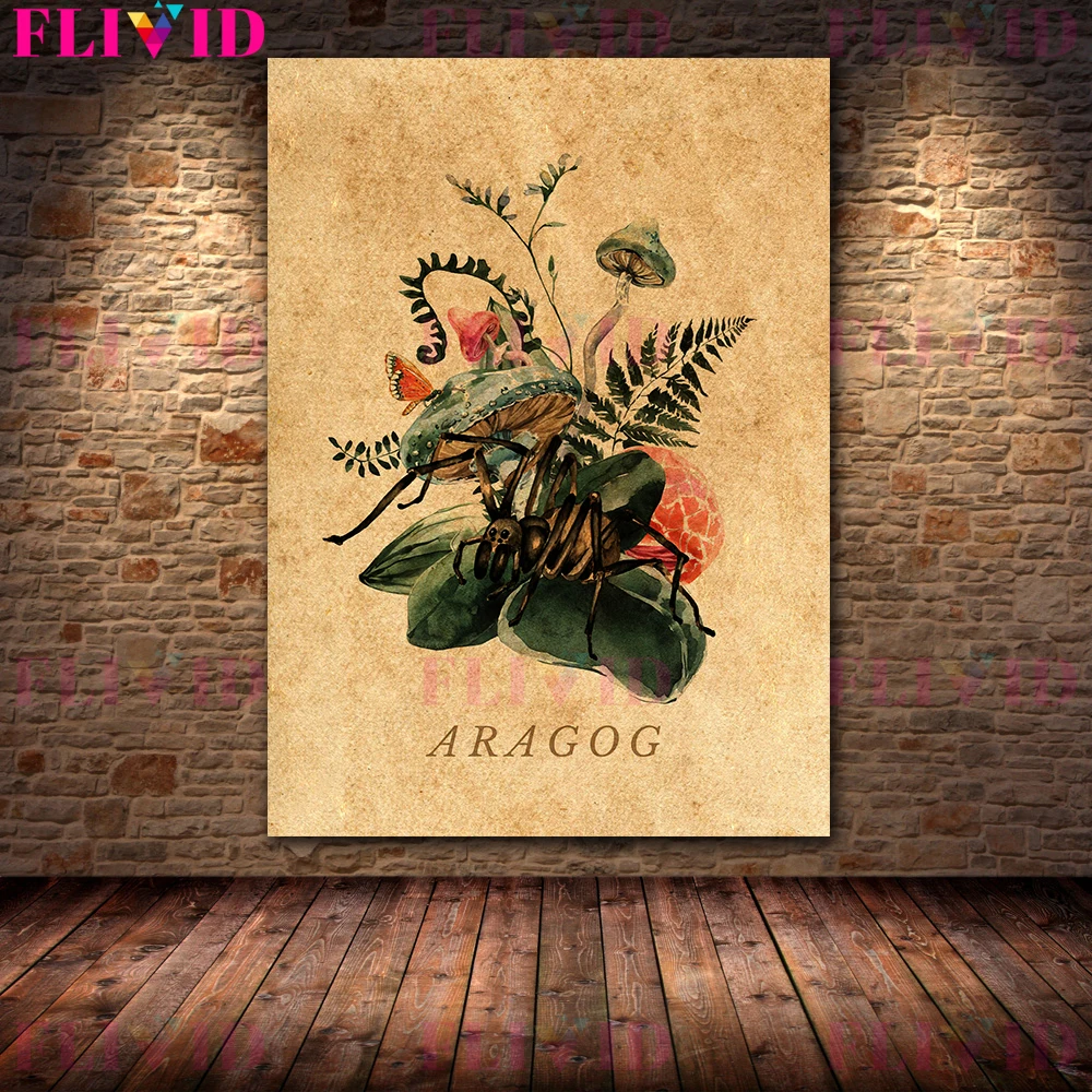 

Художественный плакат Fantastic Creature Chart