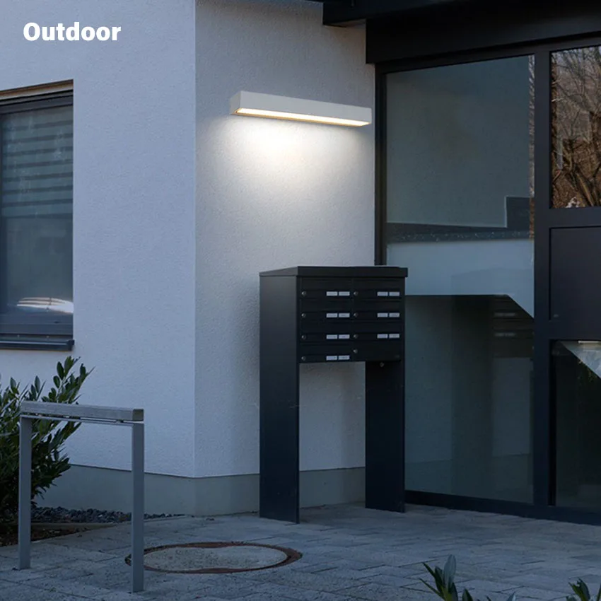 Светодиодный водонепроницаемые настенные лампы 30W 12W для помещений и улицы бра