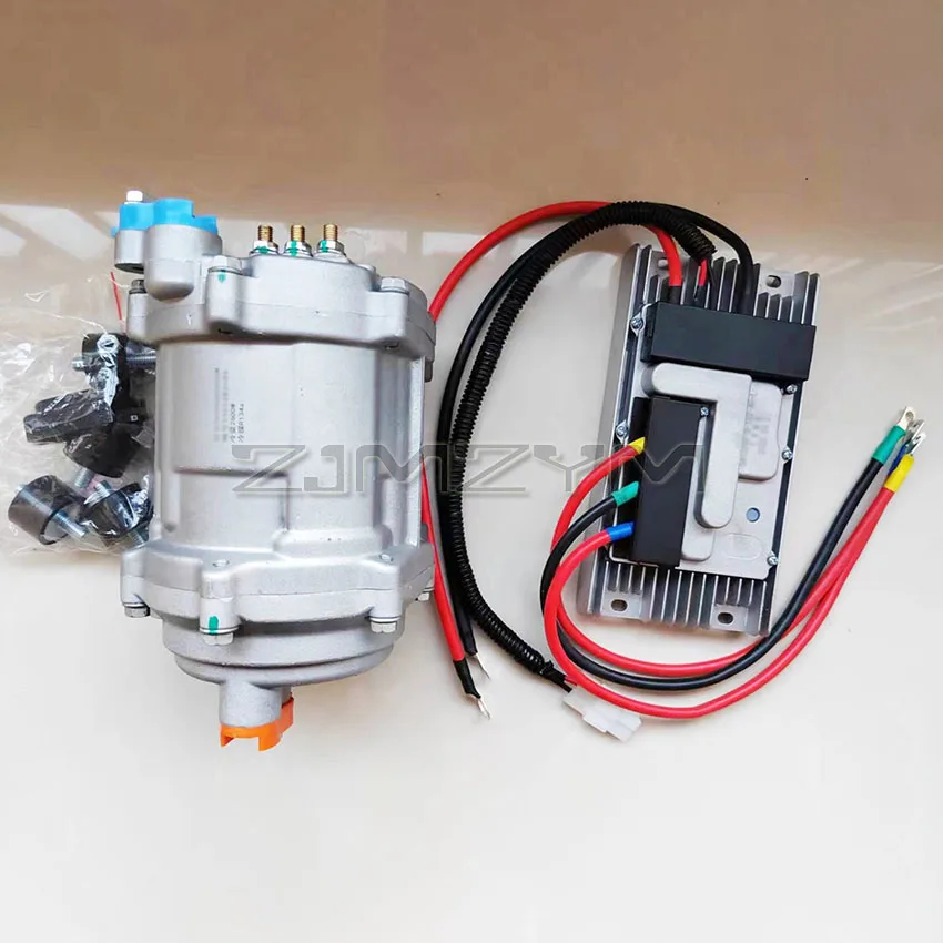 

Парковочный кондиционер, электрический компрессор 12 В/24 В с контроллером, подходит для автомобиля, грузовика, автобуса, трактора, автомобильного кондиционера