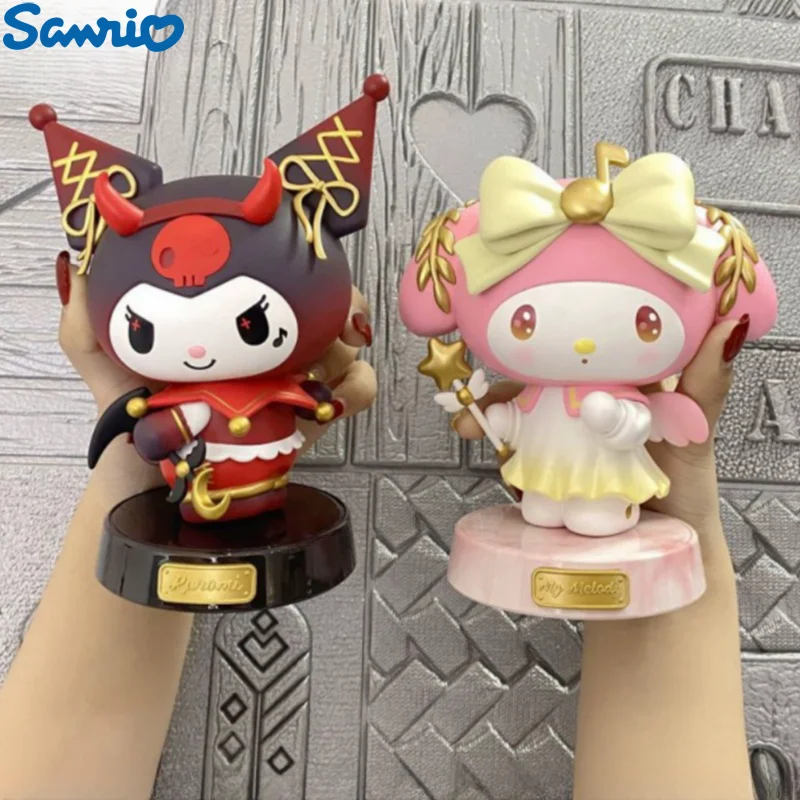 Новая модель Miniso Sanrio Leshen Melody Kuromi цветная коробка из ПВХ украшения милая фигурка