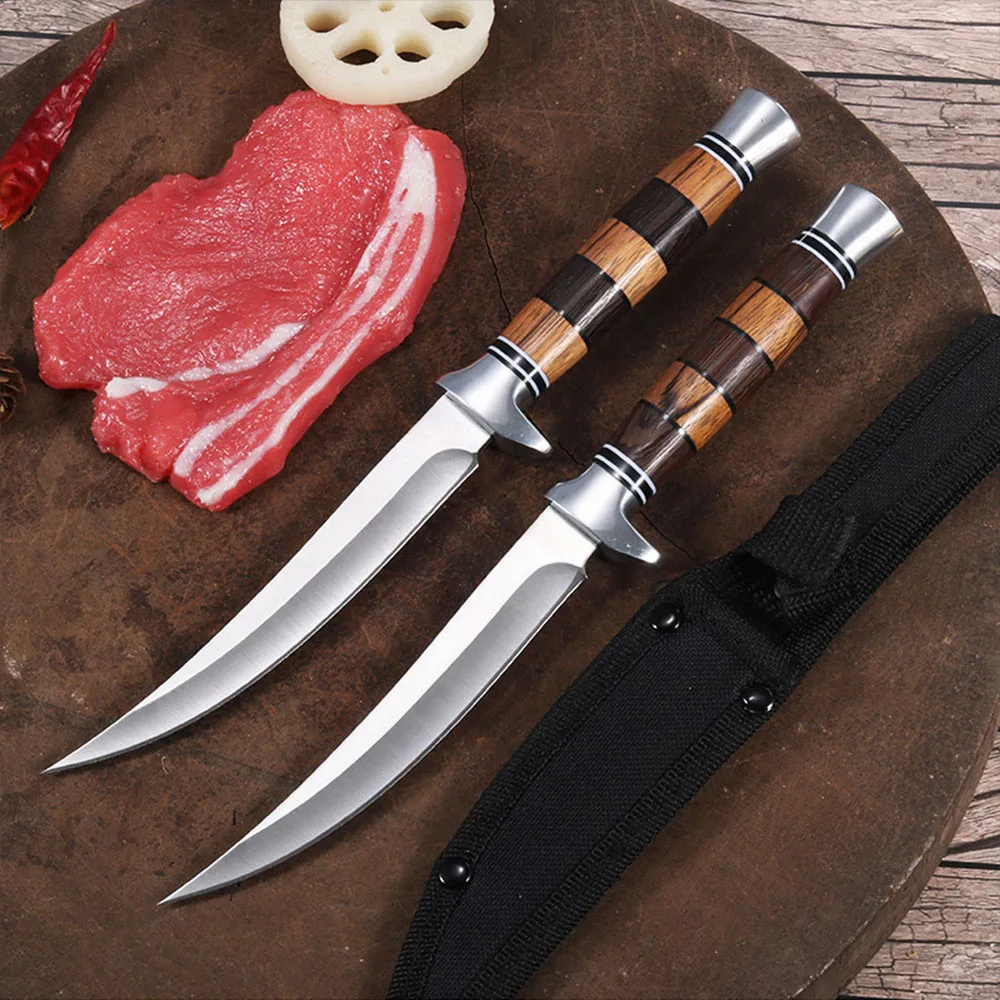 

Stainless Steel Kitchen Chef Chopping Knife Boning Fish Cleaver Knives for Meat Sushi Fruit Vegetables Cutter Cooking Tools