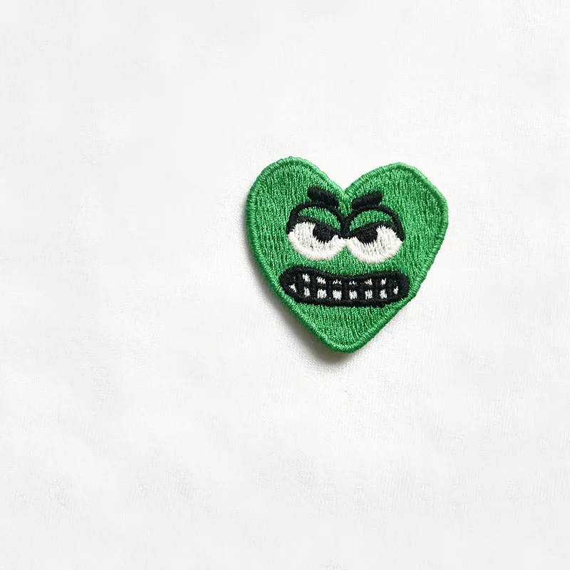 Мужская хлопковая куртка Break Egg Повседневная осенняя с вышивкой в виде сердечек