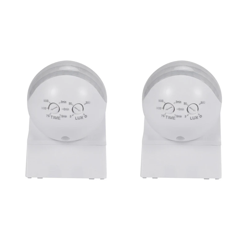 

4X Ac110v-240V 180 Degree Outdoor Ip44 Security Pir Infrared Motion Sensor Switch Detector Movement Switch Max 30M