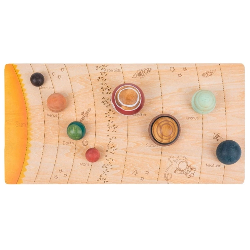 

Eight Planets Puzzle Children Puzzle Early Education Solar System Galaxy Exploring Galaxy Toy for Kids Preschool