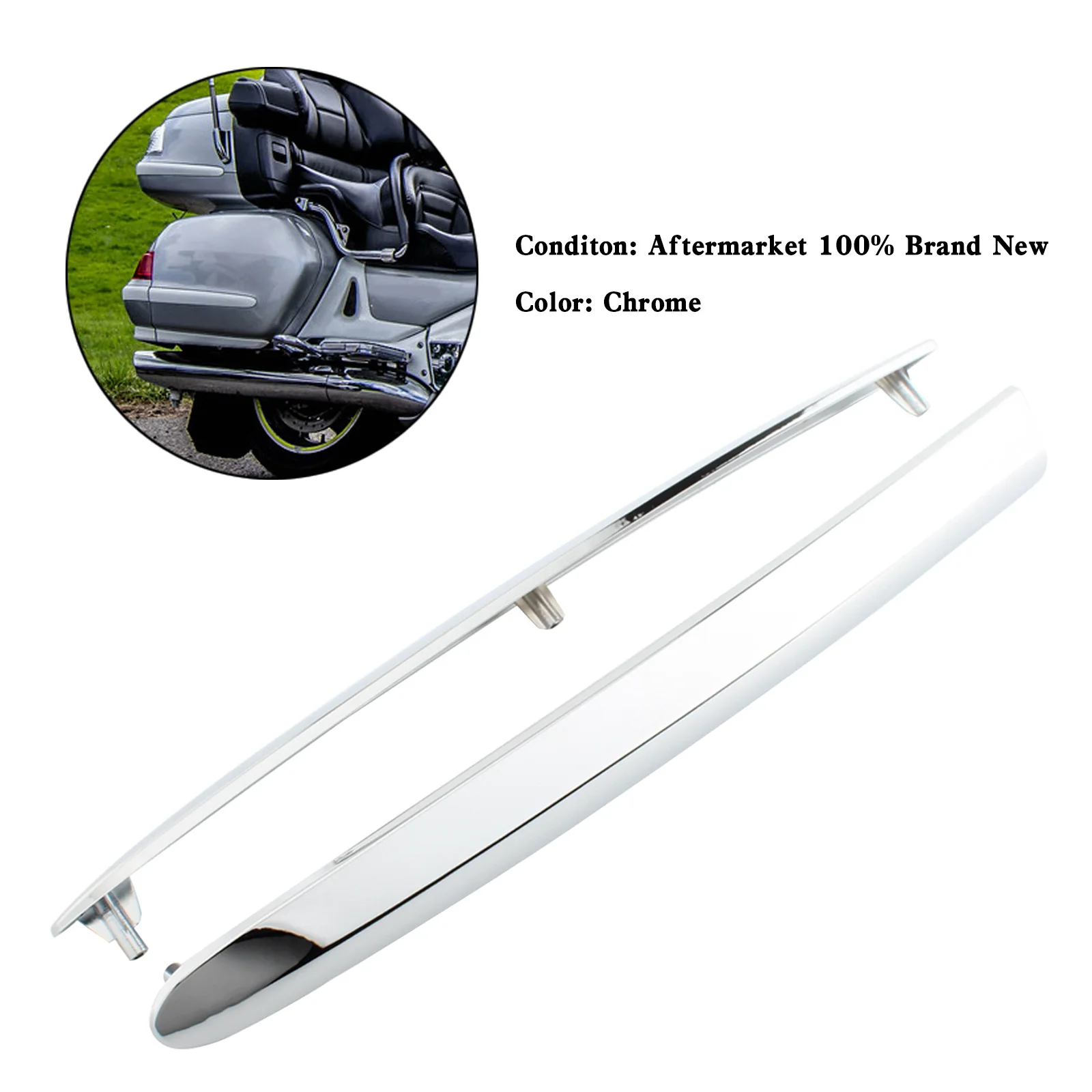 

Artudatech багажник отделка полосы молдинги сиденья сумка для Honda Goldwing GL1800 2001-2011 хром