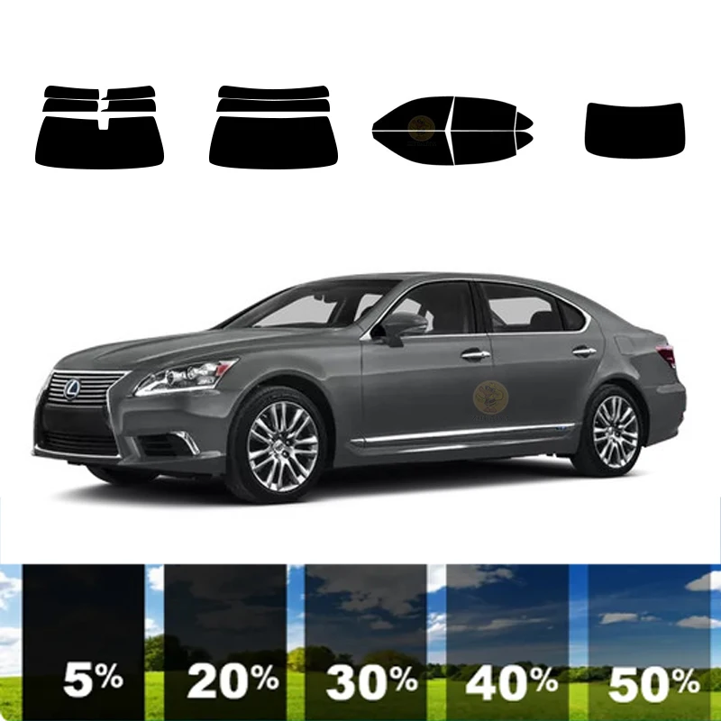 Предварительно вырезанная съемная тонировочная пленка для окон автомобиля 100%