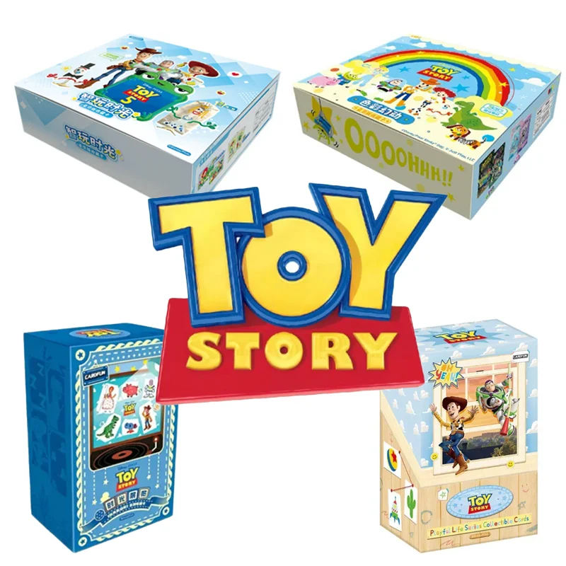 Фото Оригинальные коллекционные карточки Disney Toy Story 5 Deluxe Edition 2026 года: Вуди, Базз Лайтер, аниме-фильм, сувениры, хобби, детские игрушки, подарки №1